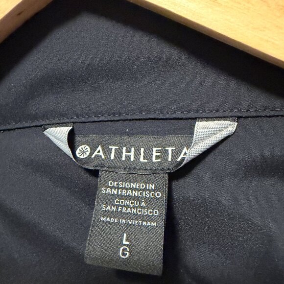 Athleta Sojourn Pleated Pullover Top Large - Picture 5 of 6